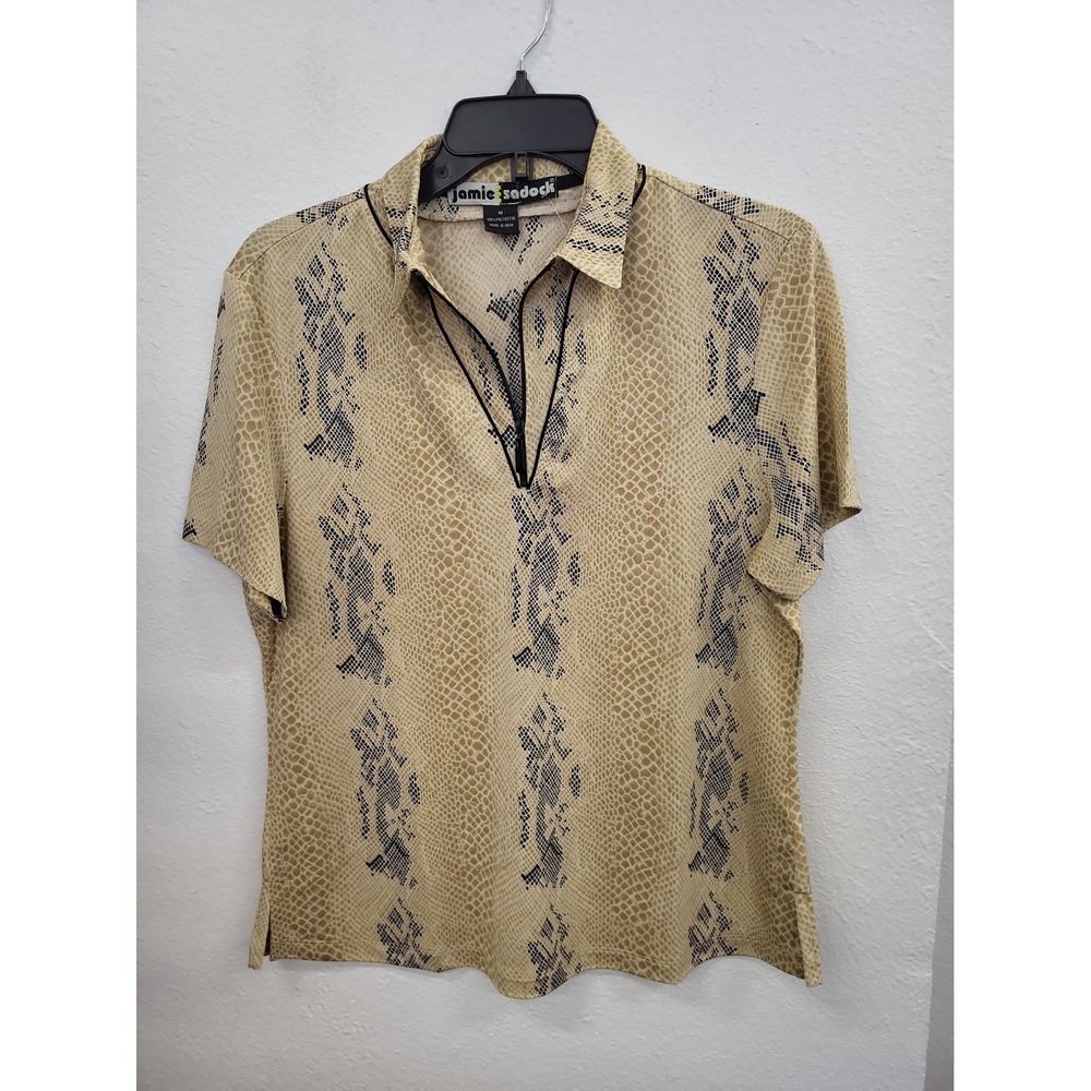 Jamie Sadock 2pc Polo & Blazer Snake Print, Medium